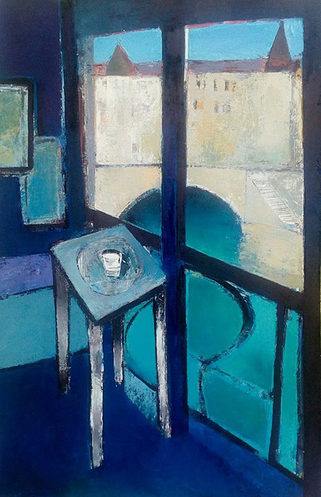 Cormac O'Leary - Studio window, After Matisse